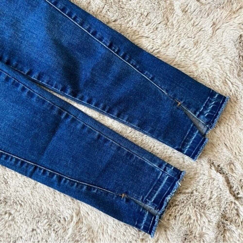 Tractr Blue Skinny Frayed Hem Skinny Jeans Girls SZ 16 - Picture 6 of 12